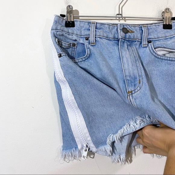 Carmar Estella Colin Skirt Jean Denim Side Zip Zipper 27 - Picture 5 of 7